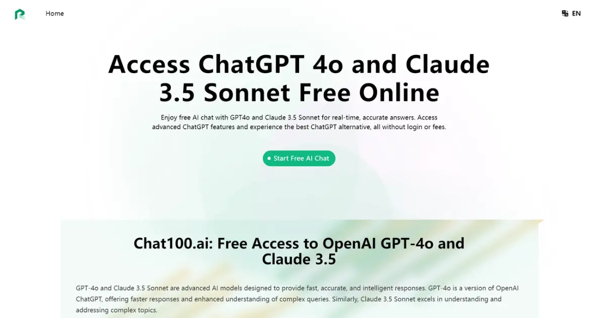 Chat100.ai product image