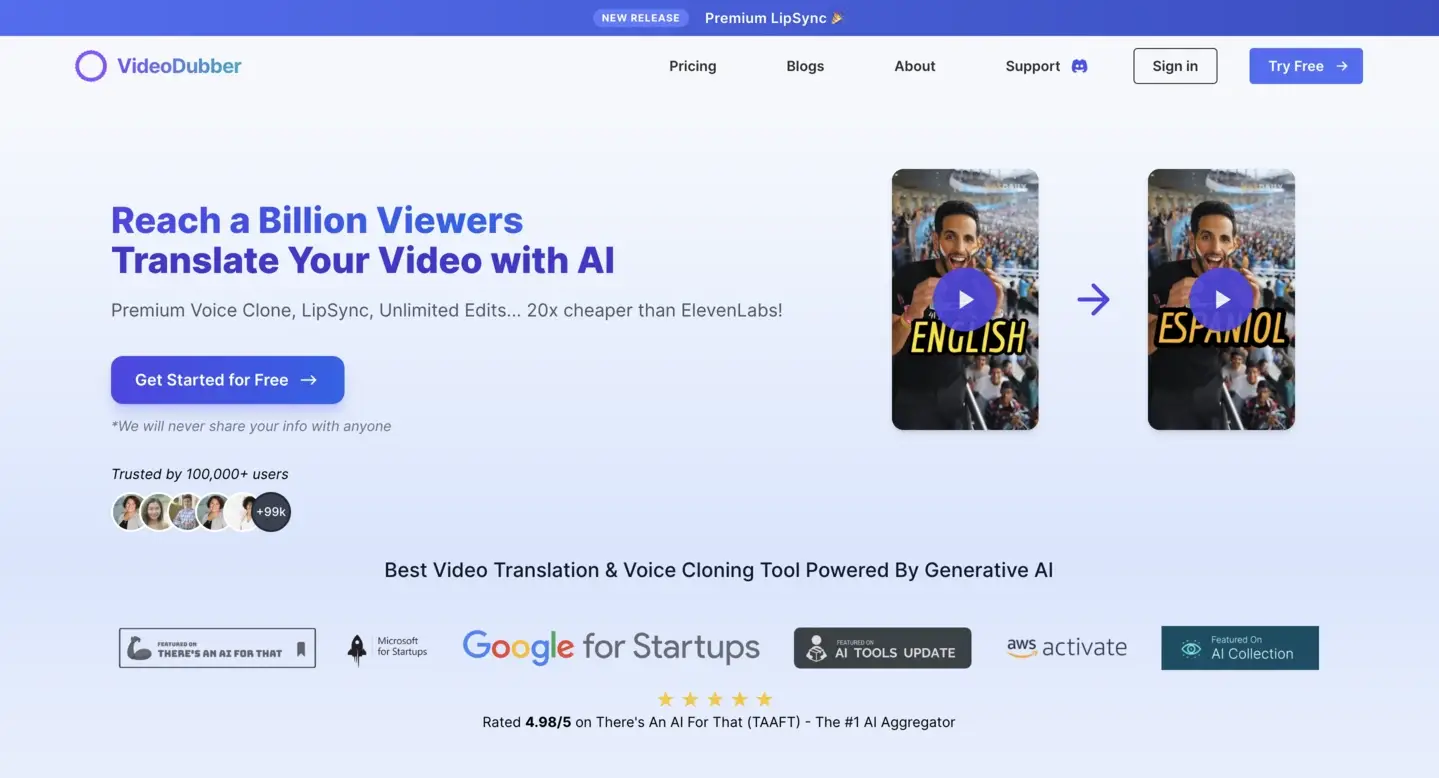 VideoDubber's YouTube Tag Extractor product image