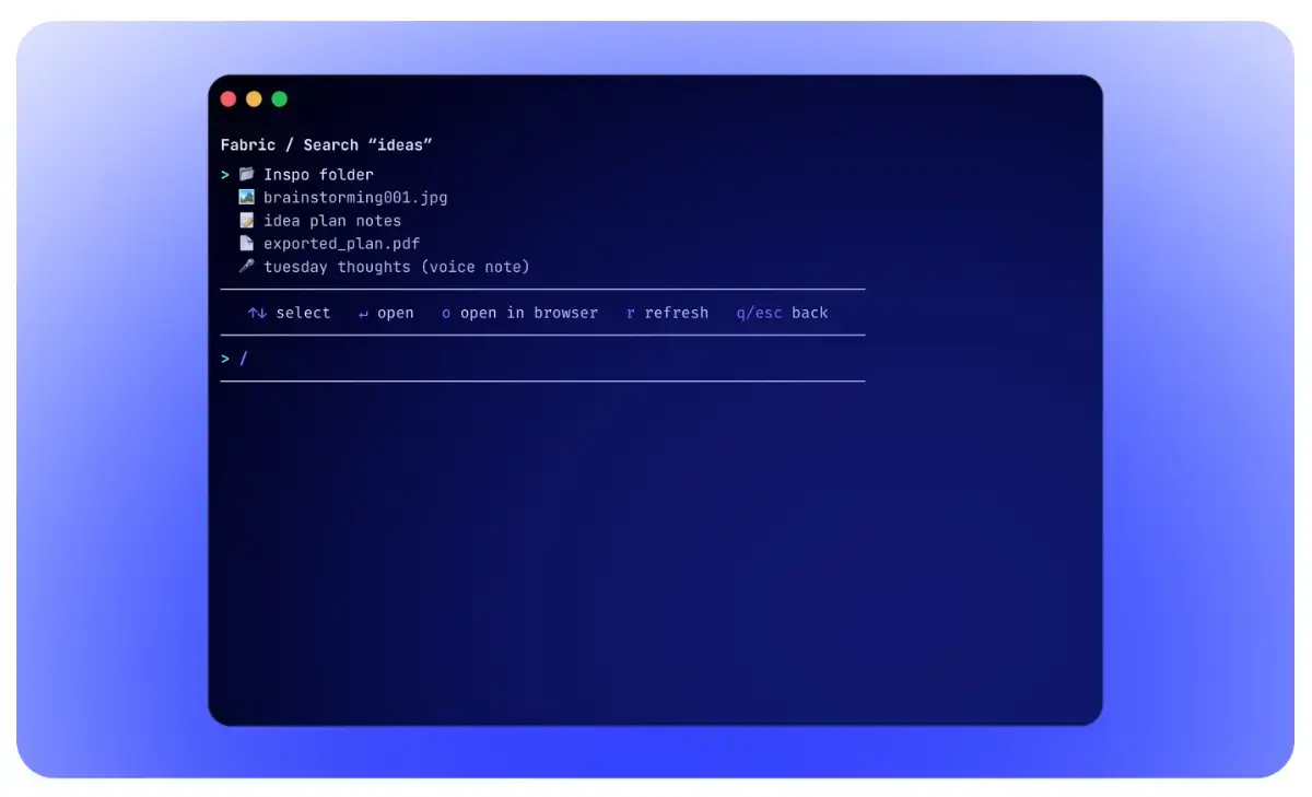 Fabric CLI image number 21
