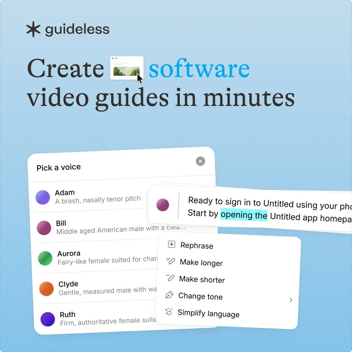 Guideless image number 01
