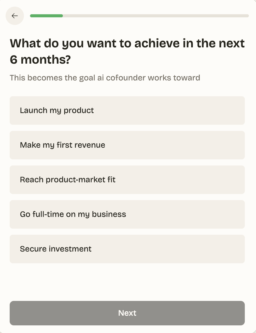 ai cofounder onboarding